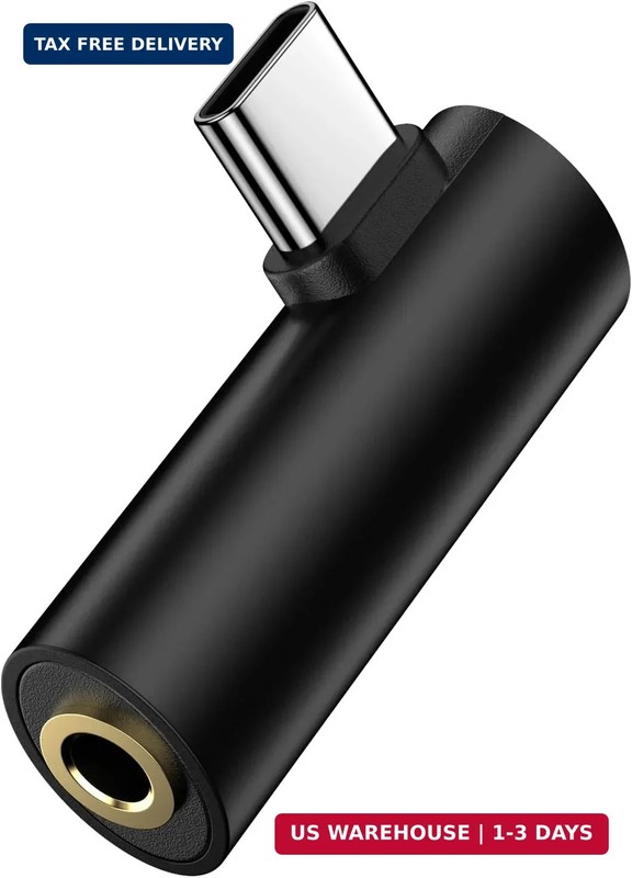 USB C to 3.5mm Headphone Jack Adapter for Samsung Galaxy A17 A16 A35 S26 Ultra S