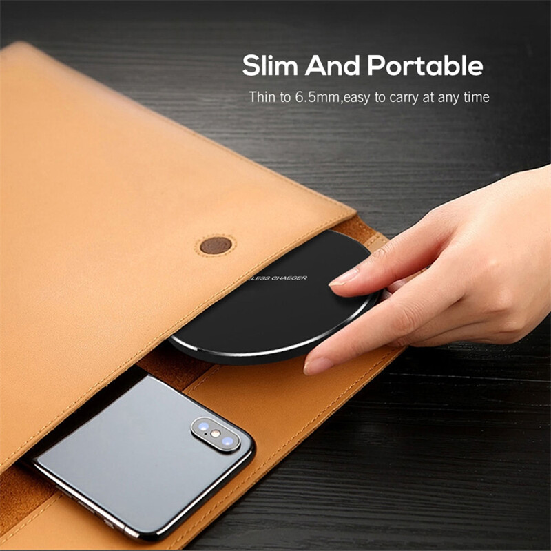 60W Wireless Fast Charger Charging Pad Dock for Samsung iPhone Android Phone gallery