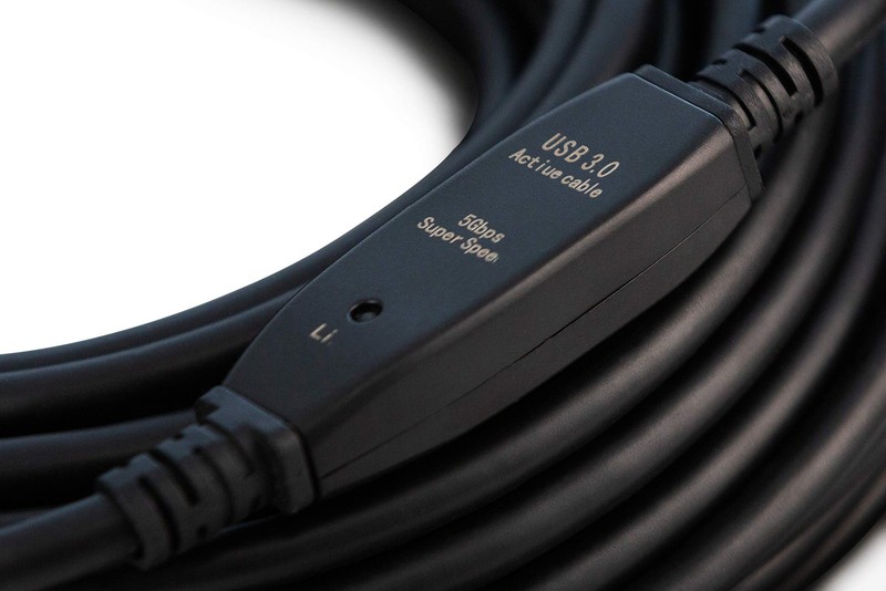 65 Feet Active USB Extension Cable 3.0 Male to Female with 3 Extension chipse... gallery