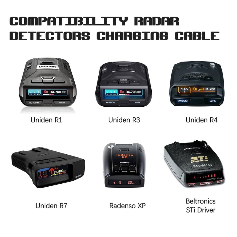 USB-C to RJ11 Radar Detector Cable – Compatible with Uniden R1/R3/R7, Escort Max gallery