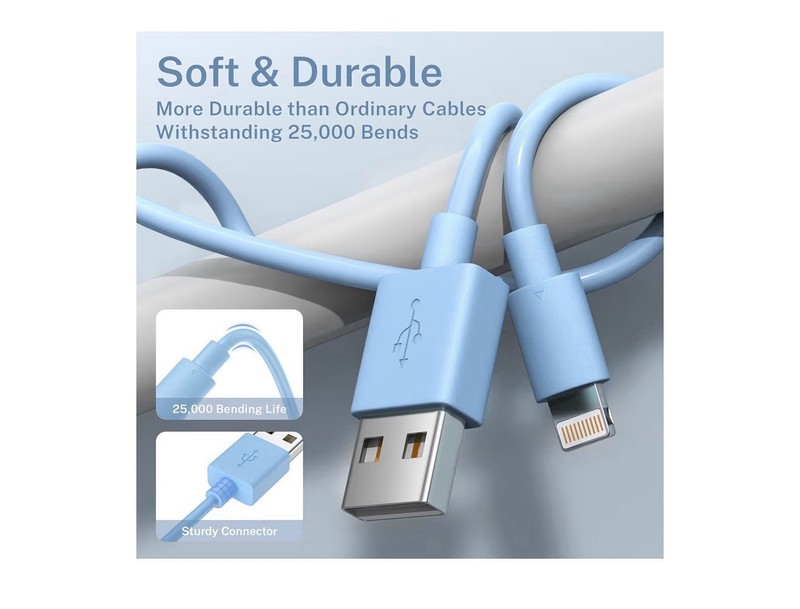 iPhone Charger [Apple MFi Certified] 6Pack 3/3/6/6/6/10 FT gallery