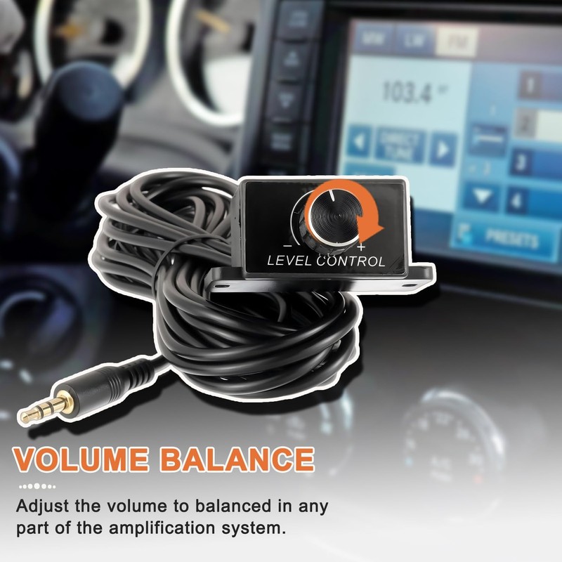Universal Car Amplifier Level Controller Car Audio Control Knob Sub Amp Volum... gallery
