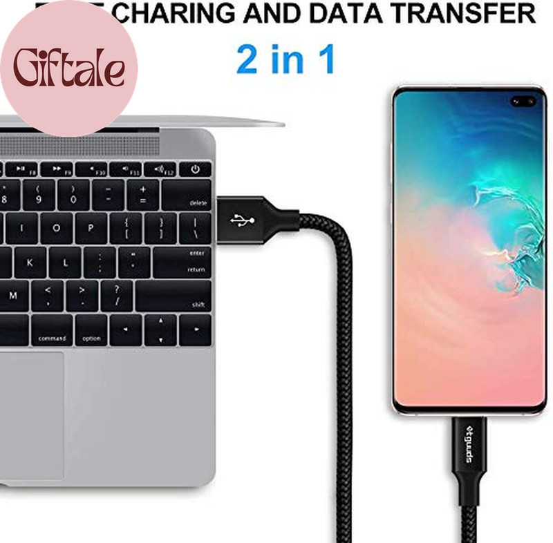 USB a to USB C Cable 5-Pack (3/3/6/6/10 Ft), Fast Charging Type C Charger Cord f gallery