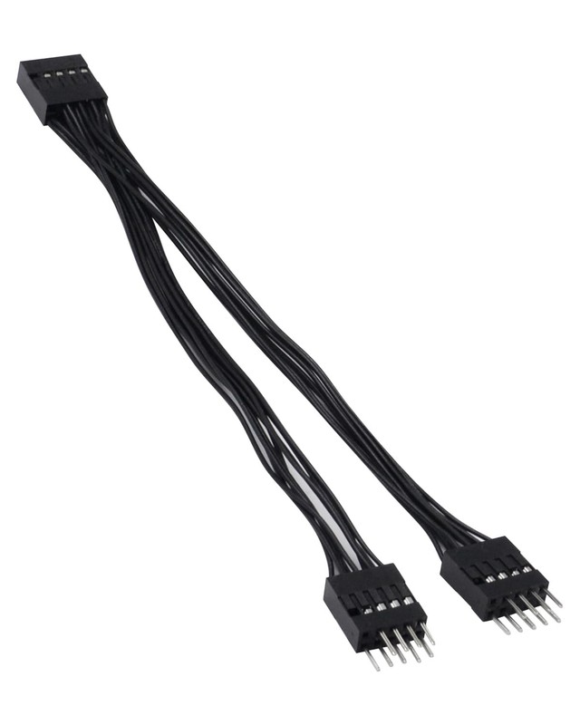 USB Splitter Cable, 5Inch/13cm, USB 2.0 9Pin Female to Dual 9 Pin Male Extens... gallery