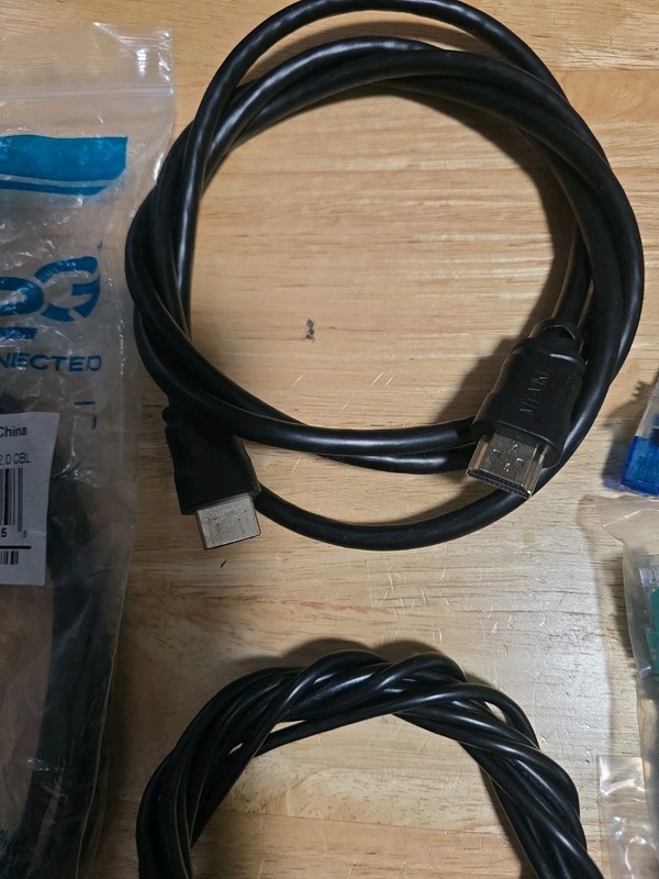 5 PK MIX CBLS USB A TO MINI 2.0, PRINTER CABLE, HDMI CABLE, CAT 6 10FT, CAT6 8" gallery