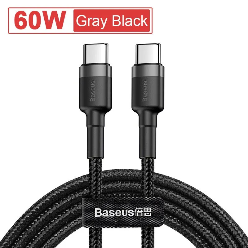 100W USB-C to USB-C PD Fast Charging Cable for iPhone MacBook Samsung