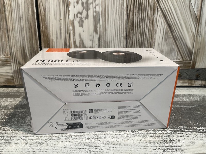 Creative - Desk Top - Pebble V2 2.0 Speaker System - 8 W RMS - Black New gallery