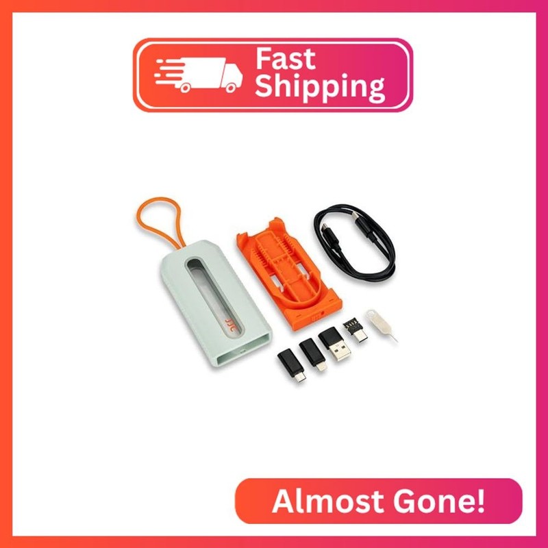 JJC 5 in 1 Data Cable Adapter Kit,Data Cable Transfer Storage with Micro USB Typ