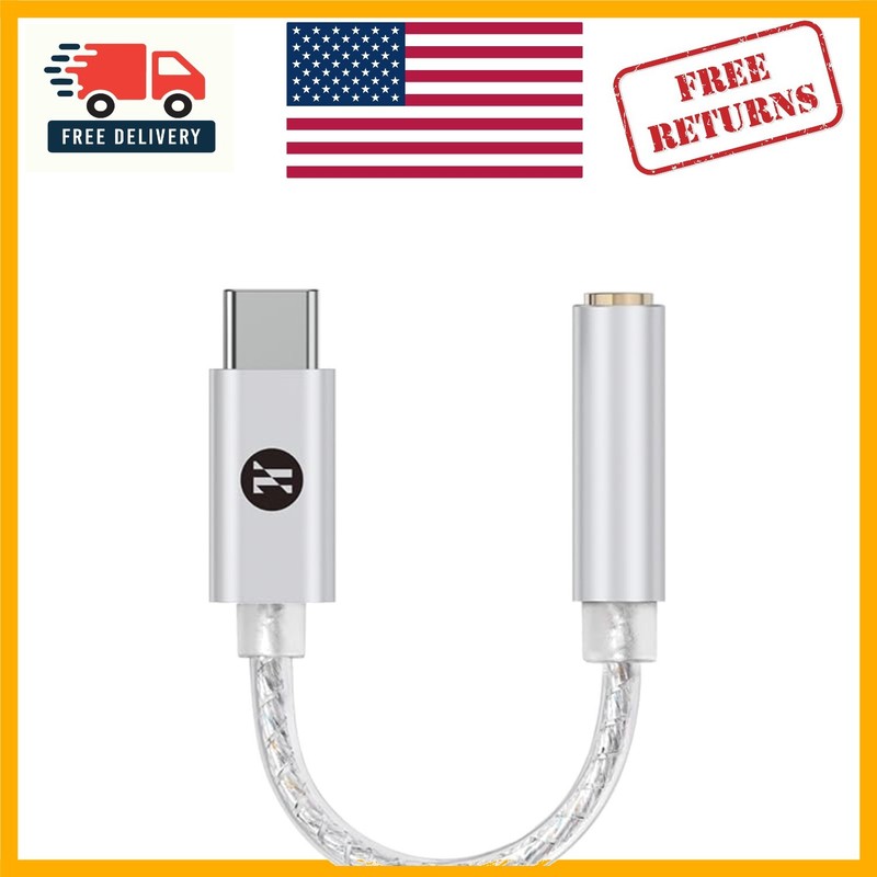 Compact and Durable JCALLY JM12 USB-C Audio Adapter – Exceptional Sound Quality