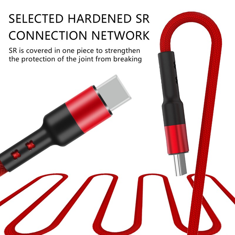 3/6/10Ft USB-C to USB-C TypeC Braided Cable Fast Charger Charging Data Sync Cord gallery