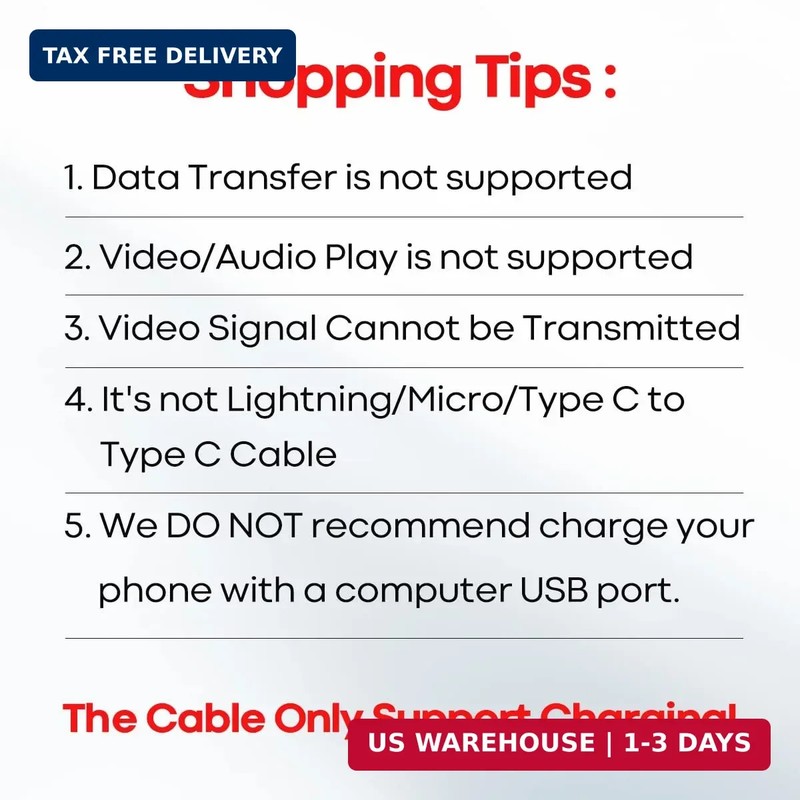 Long USB C Cable 20Ft, USB to USB-C Charging Cable - 20 Foot Type C Charger Cord gallery