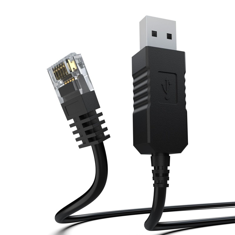 Radar Detector Cable, USB to RJ11 Plug Cable Compatible with Uniden R1 R3 R7,...