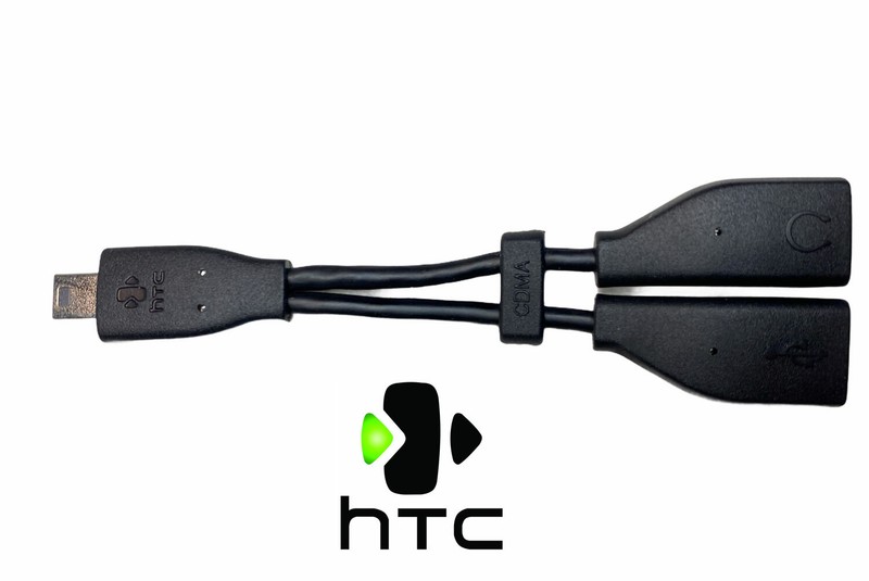 HTC 2-in-1 headphone 3.5mm Stereo Head Jack 11pins to USB adapter Multifunction