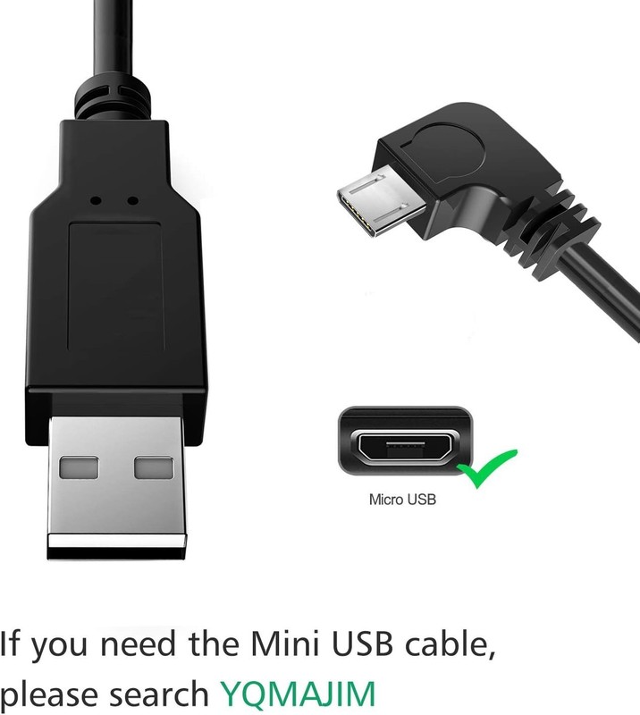 Charging Power Cable for Dash Cam, (11.5 Ft) USB 2.0 to Micro USB Car Vehicle Po gallery