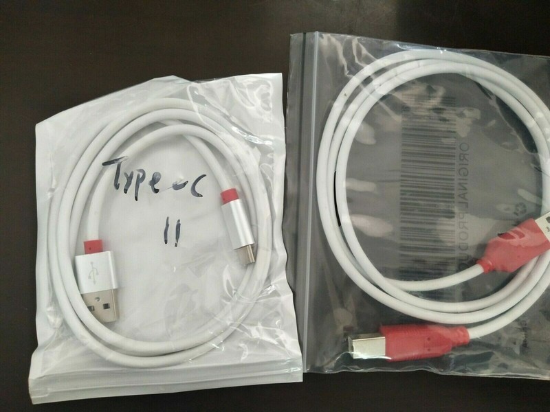 new Type-C UART Cable + usb cable