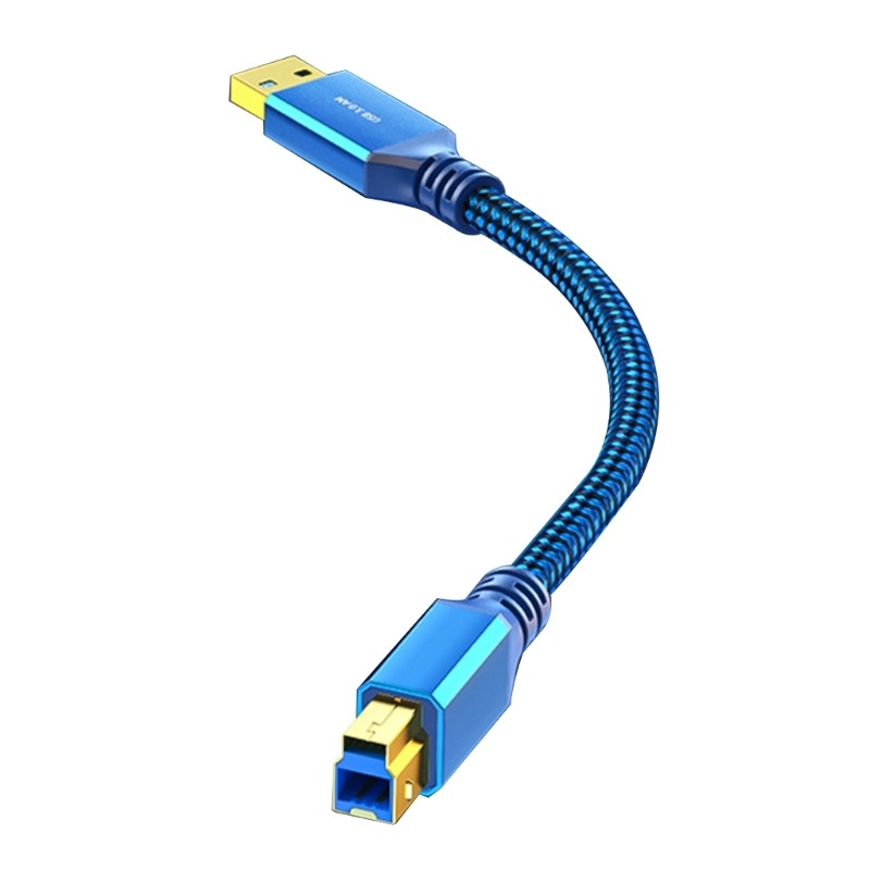 USB3.0 to USB B 5Gbps Transfer Cable for Electronics Pianos Printers,Scanners