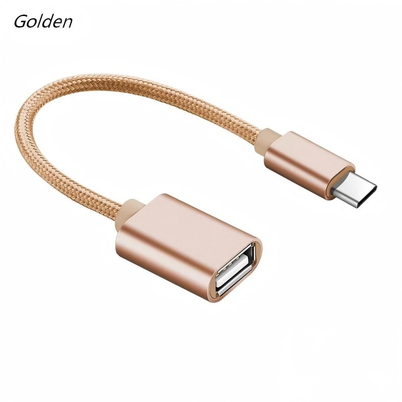 2pcs USB-C 3.1 Type C Male to USB 3.0 Type A OTG Adapter Converter Cable Cord gallery