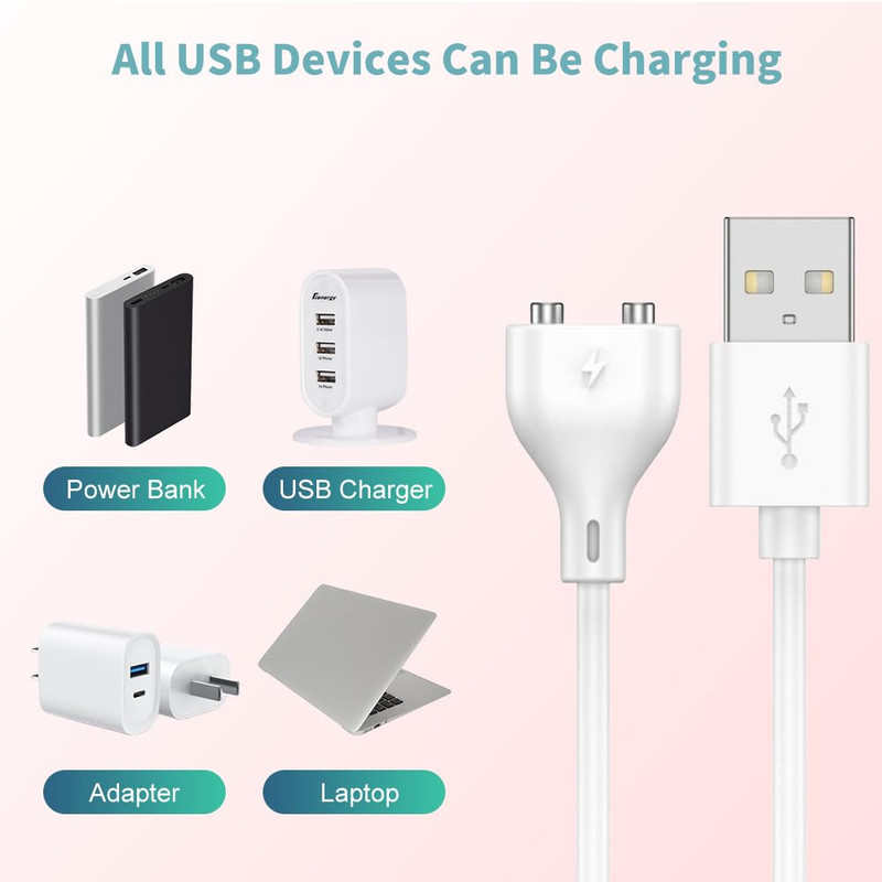 5Mm Magnetic USB DC Charger Cable for Toys with 2 Magnetic Dots Replacement Char gallery