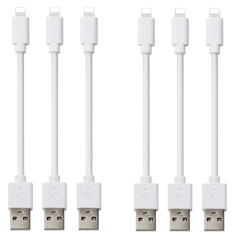 Short Phone Charger Cable (6 Pack 1 FT Cord) Compatible with Cellphone, All U…