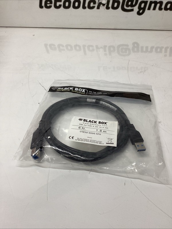 Black box 6ft. 1.8m Cable USB30-0006-MM O-412