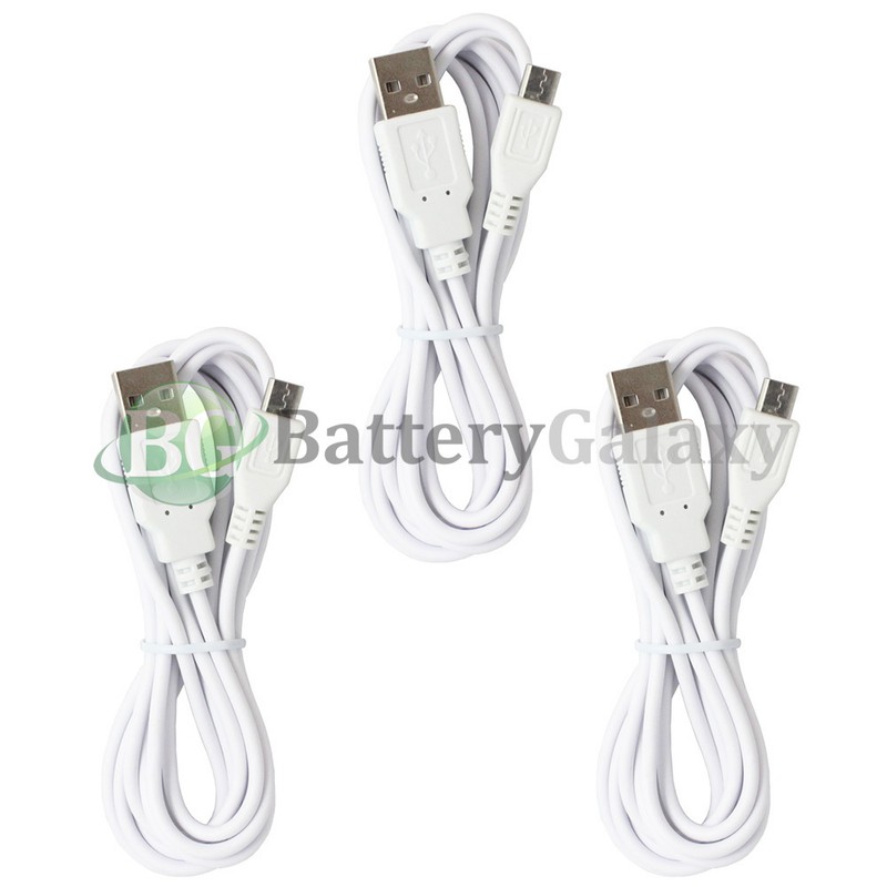 3 USB 6FT Micro Charger Cable Cord for Phone Samsung Galaxy S S2 S3 S4 S5 S6 S7