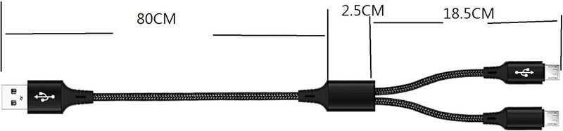 Dual Port Splitter Charging Cable - Power up to Two Apple Devices from a Sing... gallery