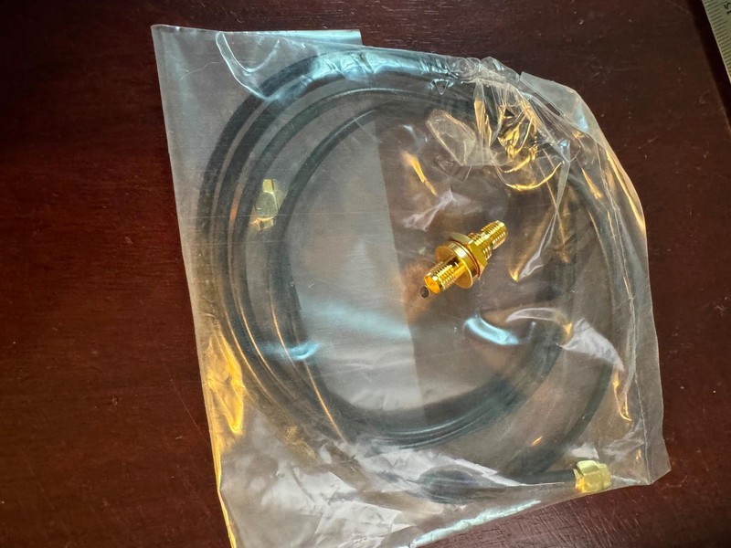 RP-SMA 4' Wi-Fi Antenna Extension Cable Female to Female with M-M Coupler