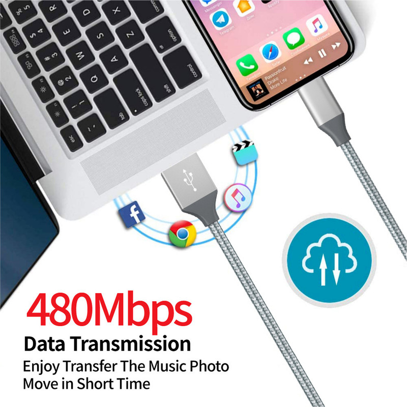 Fast Charger USB Cable 6FT For iPhone 6 7 8 Xs Max 11 12 13 14 Pro Max Wholesale gallery