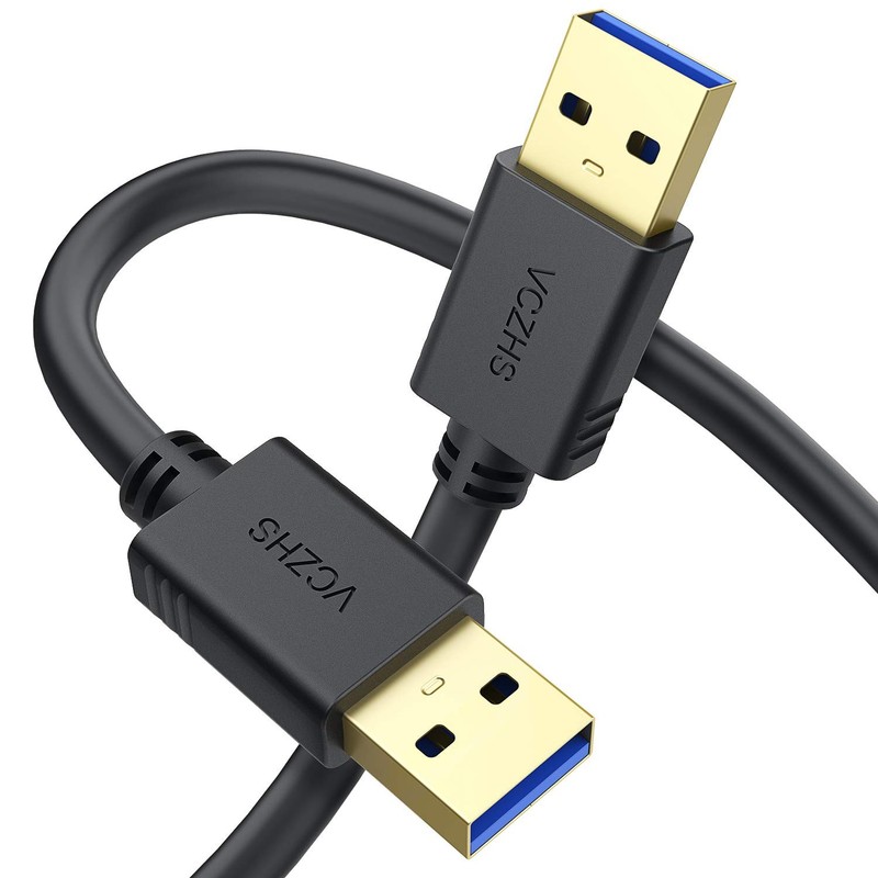 VCZHS Tech USB to USB Cable 3ft – Double Ended U SB Cord USB3.0 Male to Male …