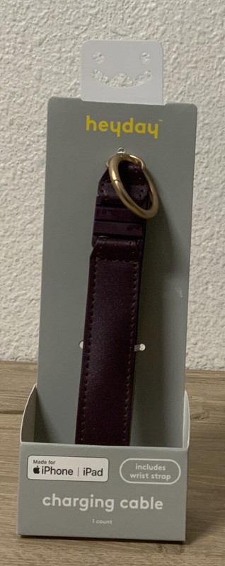 📀 Heyday Charging Cable W/Wrist Strap for iPhone /iPad NEW