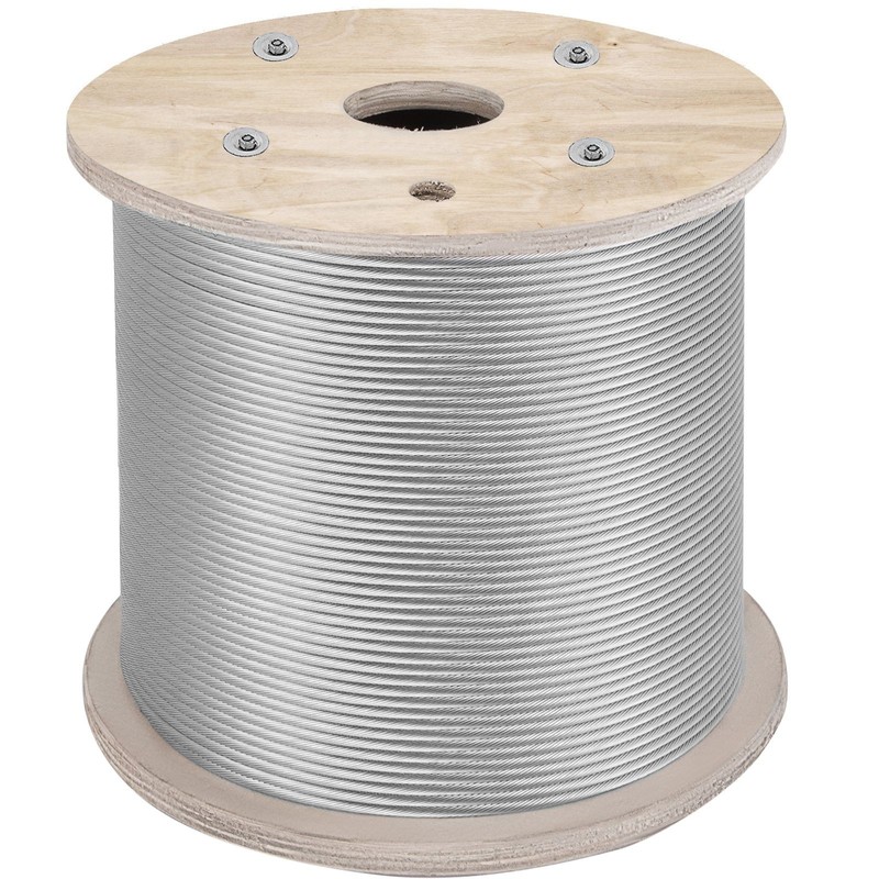 1/ 4″ Stainless Steel Cable 200FT, T304 7×19 Tighter Core Cable Railing System