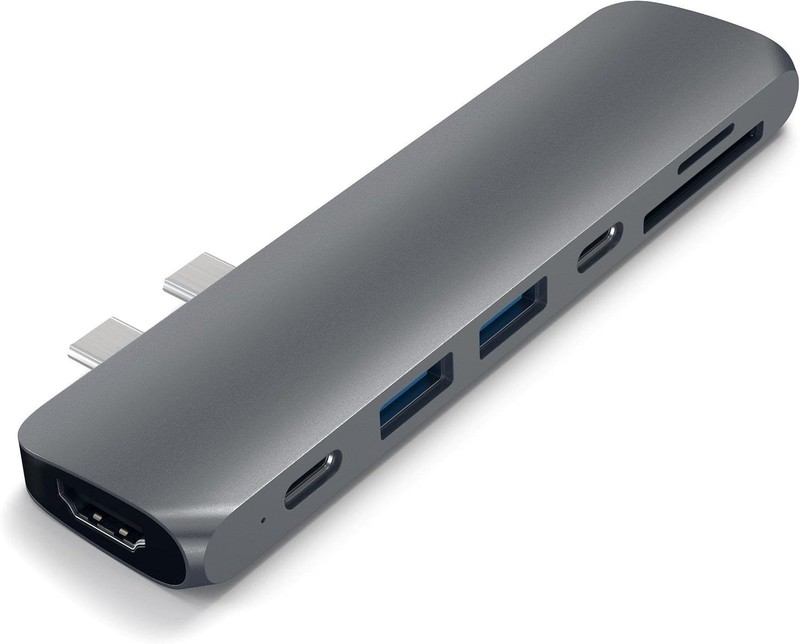 Portable 7-in-1 USB-C Adapter, 4K HDMI, 87W PD, Space Gray gallery