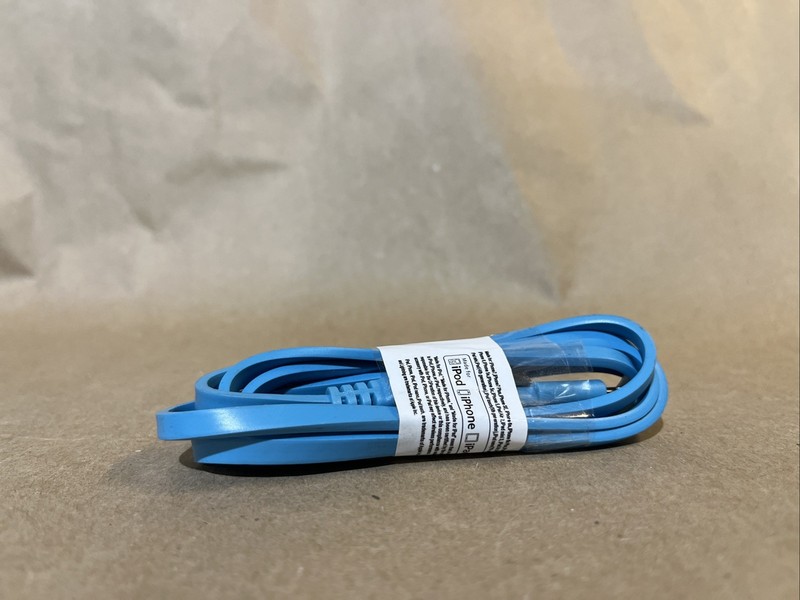 (5) Blue 4 ft USB Lightening Charging Cable Fast Sync Cord for iPhone iPad iPod gallery