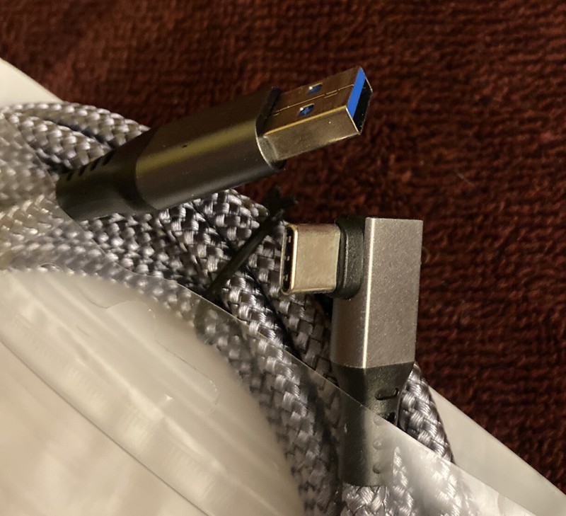 usb a to usb c cable 16feet Braided,c Connector -L -way gallery