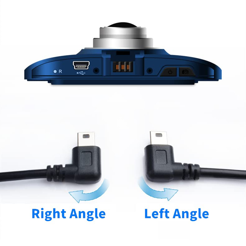 3M USB a to Mini B USB Cable 90 Degree Left Angle Data Sync Charge Cord with 5 P gallery