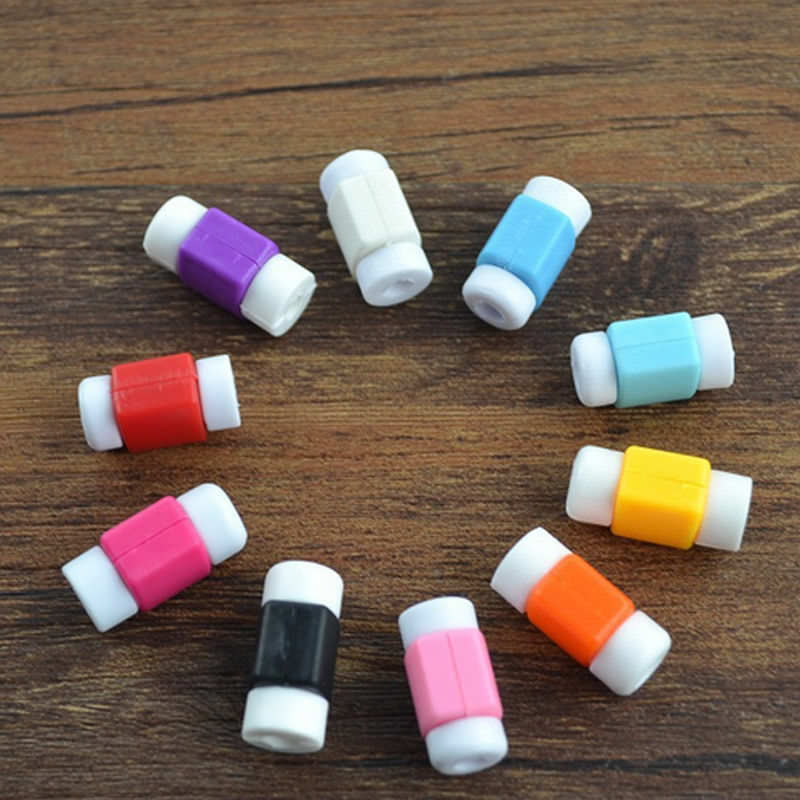 10PCS Protector Saver Cover for iPhone 6/7/Phones USB Charger Cable Cord Wire gallery