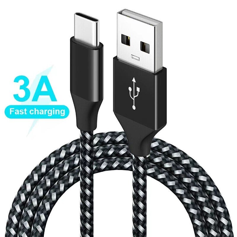 10FT USB-C Type C Cable Fast Charger Cord For iPhone 15 16 17 Air Samsung LG Lot