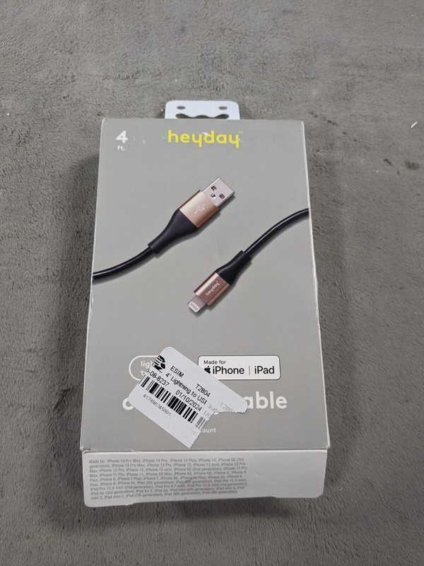 Heyday iPhone Lightin 4ft Charging Cable For iPhones