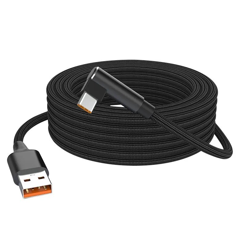 Elbow USB C 6A Fast Charging Expand 3m 5-meter Type C Data Cable for Huawei,Xiao