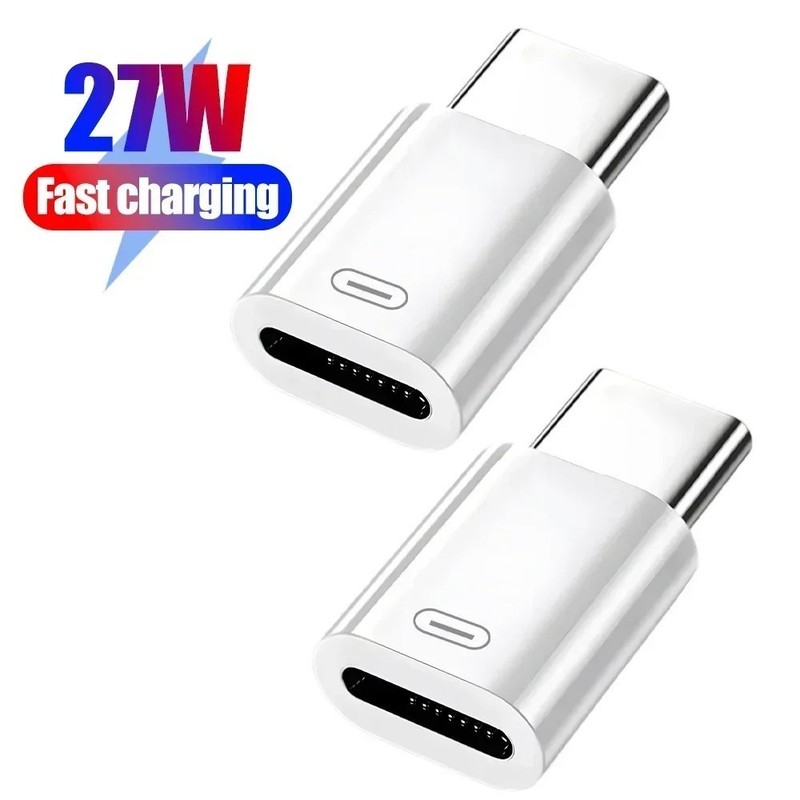 USB C to Lightning Adapter 3 Pack [Mfi Certified] Lightning Female to USB C gallery