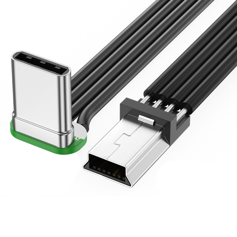 Silicone Cable Angled Type C to USB Cable for Easy Connection in Small Area gallery