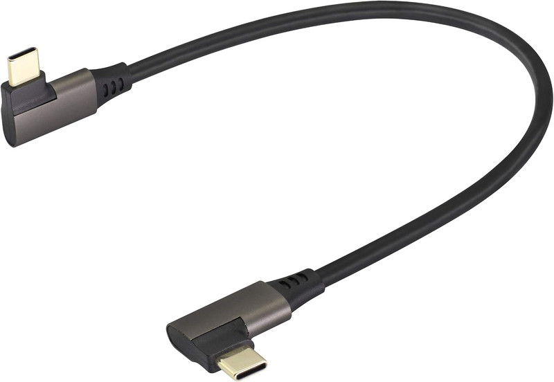 90 Degree USB 3.1 Type C Cable Right & Left Angled 3.1 USB Type C Male 4K@60Hz G