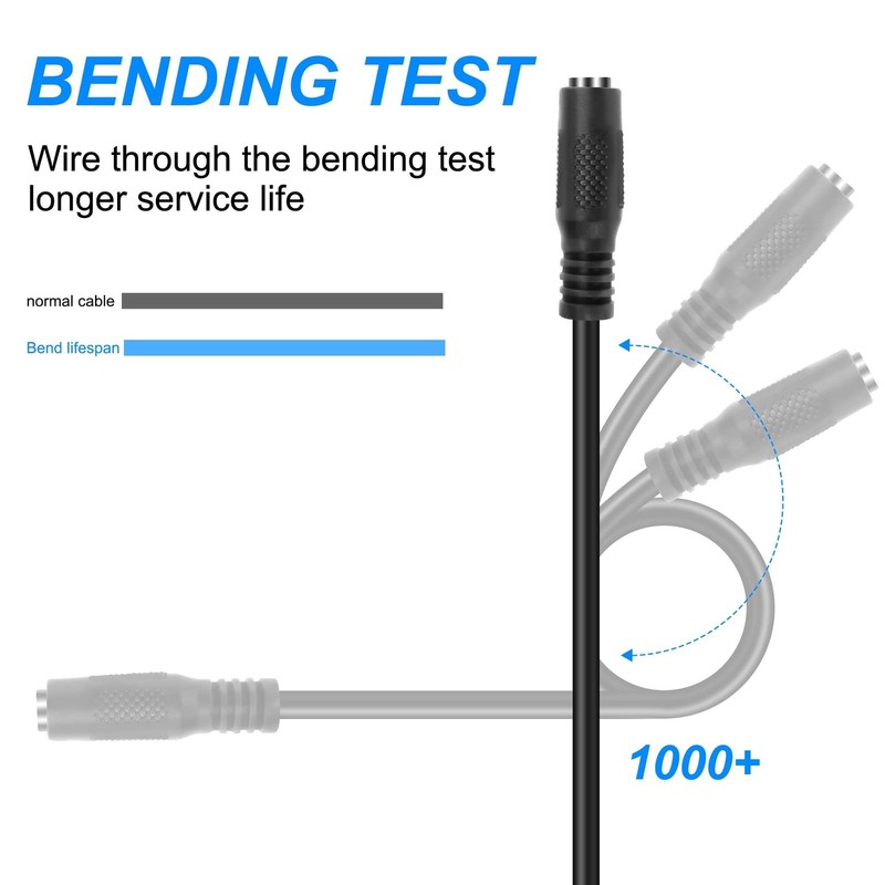 USB to DC 5.5 x 2.1mm Power Cable Adapter 5V Charging Cable DC 5521 Female to... gallery