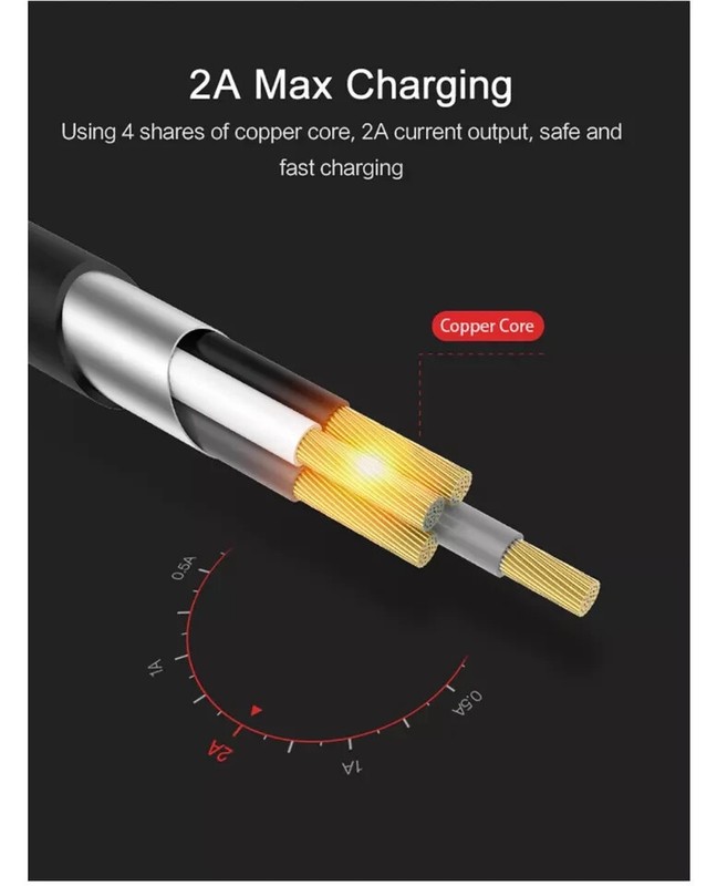 for Apple iPhone 14,13 cable USB USAMS 2A fast charger cable for iPhone 8, 7 gallery