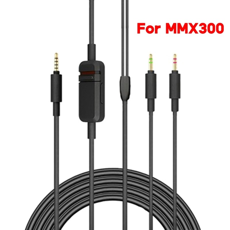 Headphone Splitter 3.5mm Mic Stereo Cable for MMX300 Headphone Cable gallery