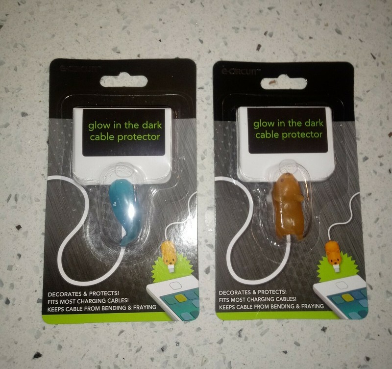 Charging Cable Protector Kids Whale & Bear New & Sealed