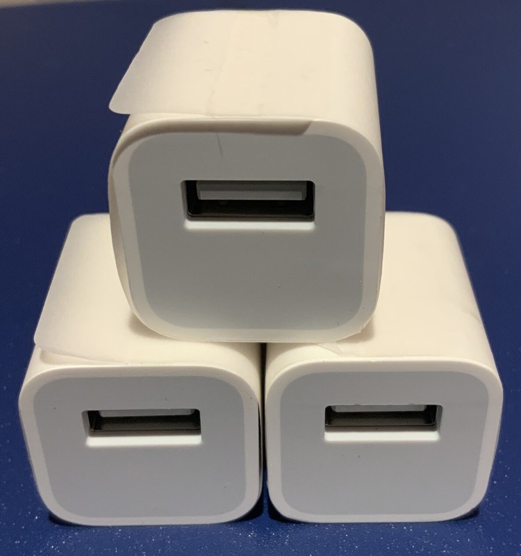 🏯 Apple 5W USB Power Adapter Wall Charger X Apple/ Samsung‼️Lot Of 3🆕As Shown gallery