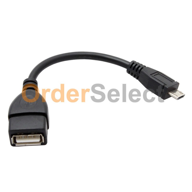 USB Micro B-A OTG Cable for ZTE Avid 2 3 4/Avid 4G/Avid Plus/Avid Trio/Blade V7