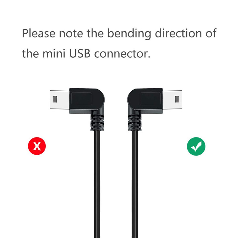 Charging Power Cable for Dash Cam, (11.5 Ft) USB 2.0 to Mini USB Car gallery
