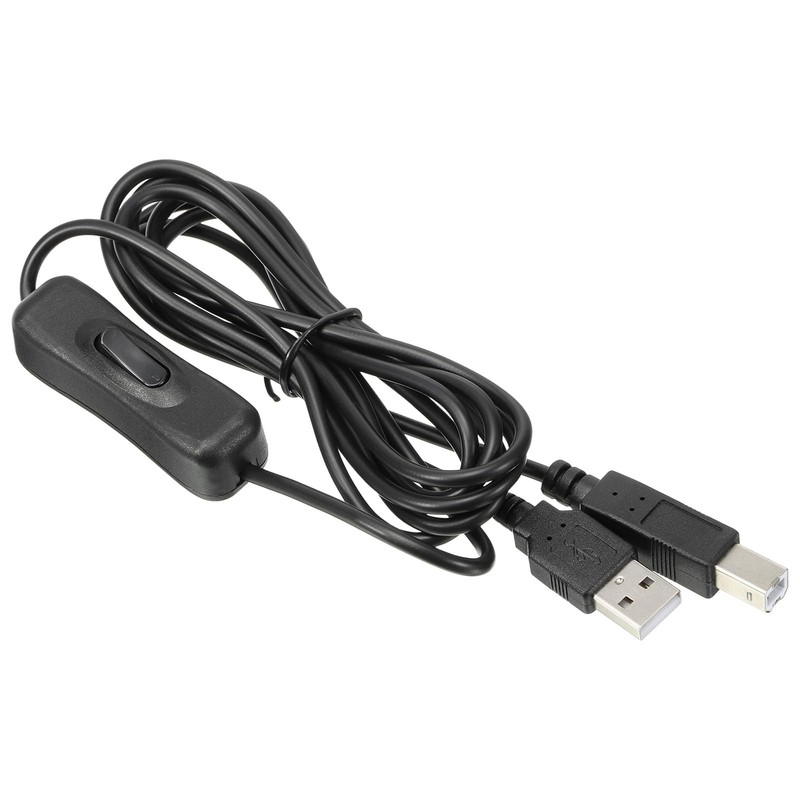 Awclub USB Printer Cable with ON/Off Switch – USB Male to USB B/M Extension C…